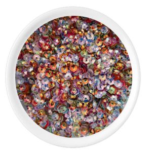 Lentejuela flor cónica 6 mm, surtida