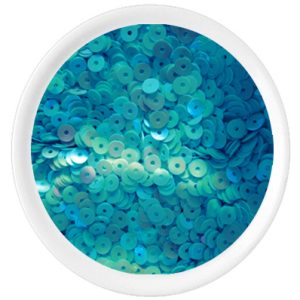 Lentejuela plana 4 mm, celeste