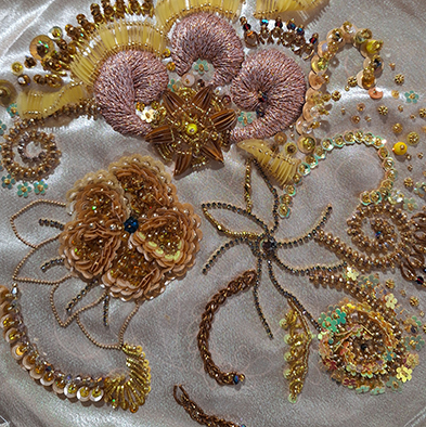 Kit Bordado Goldwork con paso a paso